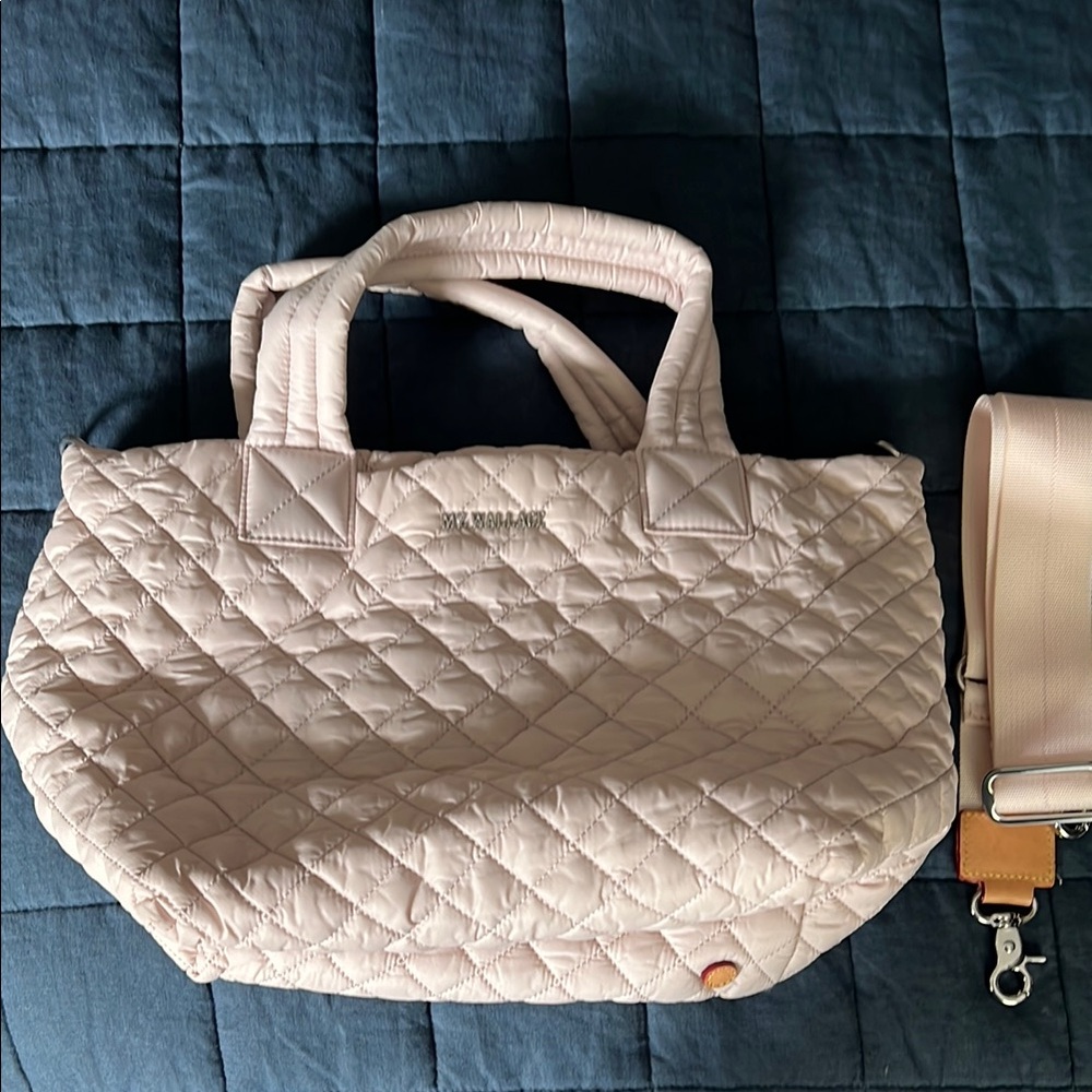 MZ Wallace Rose Rec Small Metro Tote Deluxe Bag